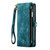 Samsung Galaxy S24+ 5G CaseMe 008 Detachable Multifunctional Leather Phone Case - Blue