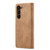 Samsung Galaxy S24+ 5G CaseMe 013 Multifunctional Horizontal Flip Leather Phone Case - Brown