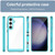 Samsung Galaxy S24+ 5G Colorful Series Acrylic + TPU Phone Case - Transparent Blue