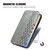 Samsung Galaxy S24+ 5G Cubic Grid Pressed Magnetic Leather Phone Case - Grey