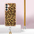 Samsung Galaxy S24+ 5G Electroplating Dual-side IMD Phone Case with Lanyard - Leopard Print