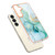 Samsung Galaxy S24+ 5G Electroplating Marble Dual-side IMD Phone Case - Green 003