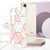 Samsung Galaxy S24+ 5G Electroplating Splicing Marble TPU Phone Case - Pink White