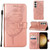 Samsung Galaxy S24+ 5G Embossed Butterfly Leather Phone Case - Rose Gold Samsung Galaxy S24+ 5G Embossed Butterfly Leather Phone Case - Rose Gold
