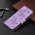 Samsung Galaxy S24+ 5G Embossing Two Butterflies Pattern Leather Phone Case - Purple