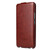 Samsung Galaxy S24+ 5G Fierre Shann 64 Texture Vertical Flip PU Leather Phone Case - Brown