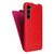 Samsung Galaxy S24+ 5G Fierre Shann 64 Texture Vertical Flip PU Leather Phone Case - Red