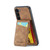 Samsung Galaxy S24+ 5G Fierre Shann Crazy Horse Card Holder Back Cover PU Phone Case - Brown
