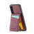 Samsung Galaxy S24+ 5G Fierre Shann Crazy Horse Card Holder Back Cover PU Phone Case - Wine Red Samsung Galaxy S24+ 5G Fierre Shann Crazy Horse Card Holder Back Cover PU Phone Case - Wine Red