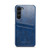 Samsung Galaxy S24+ 5G Fierre Shann Oil Wax Texture Leather Phone Case with Card Slots - Blue