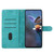 Samsung Galaxy S24+ 5G Flower Butterfly Embossing Pattern Leather Phone Case - Sky Blue