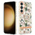 Samsung Galaxy S24+ 5G Flowers and Plants Series IMD TPU Phone Case with Ring Holder - Green Gardenia