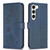Samsung Galaxy S24+ 5G Four-leaf Embossed Leather Phone Case - Blue
