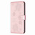 Samsung Galaxy S24+ 5G Four-leaf Embossed Leather Phone Case - Pink