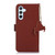 Samsung Galaxy S24+ 5G Genuine Leather Magnetic RFID Leather Phone Case - Coffee