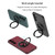 Samsung Galaxy S24+ 5G GKK Skin Feel Leather MagSafe Magnetic Phone Case with Holder - Green