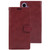 Samsung Galaxy S24+ 5G GOOSPERY MANSOOR DIARY 9 Card Slots Leather Phone Case - Wine Red