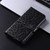 Samsung Galaxy S24+ 5G Honeycomb Dot Texture Leather Phone Case - Black
