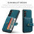 Samsung Galaxy S24+ 5G JEEHOOD RFID Blocking Anti-Theft Magnetic Phone Case - Blue