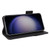 Samsung Galaxy S24+ 5G Magnetic Clasp Leather Phone Case - Black