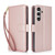 Samsung Galaxy S24+ 5G Multi-Card Wallet RFID Leather Phone Case - Rose Gold