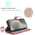 Samsung Galaxy S24+ 5G Multi-Card Wallet RFID Leather Phone Case - Rose Gold