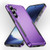 Samsung Galaxy S24+ 5G Pioneer Armor Heavy Duty PC + TPU Phone Case - Purple+Black