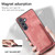 Samsung Galaxy S24+ 5G Retro Leather Card Bag Magnetic Phone Case - Pink
