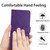 Samsung Galaxy S24+ 5G Rhombic Grid Texture Leather Phone Case - Purple