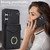 Samsung Galaxy S24+ 5G Ring Holder RFID Card Slot Phone Case - Black