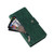 Samsung Galaxy S24+ 5G Rivet Buckle 9 Cards 3-Fold Wallet Leather Phone Case - Green Samsung Galaxy S24+ 5G Rivet Buckle 9 Cards 3-Fold Wallet Leather Phone Case - Green