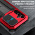 Samsung Galaxy S24+ 5G R-JUST Sliding Camera Life Waterproof Holder Phone Case - Red