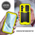 Samsung Galaxy S24+ 5G R-JUST Sliding Camera Life Waterproof Holder Phone Case - Yellow