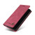 Samsung Galaxy S24+ 5G Skin Feel Anti-theft Brush Horizontal Flip Leather Case with Holder - Wine Red