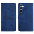 Samsung Galaxy S24+ 5G Skin Feel Butterfly Embossed Flip Leather Phone Case - Blue