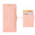 Samsung Galaxy S24+ 5G Skin Feel Calf Texture Card Slots Leather Phone Case - Pink