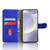 Samsung Galaxy S24+ 5G Skin Feel Magnetic Flip Leather Phone Case - Blue