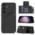 Samsung Galaxy S24+ 5G Skin Feel PU + TPU + PC Card Slots Phone Case - Black