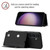 Samsung Galaxy S24+ 5G Skin Feel PU + TPU + PC Card Slots Phone Case - Black