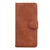Samsung Galaxy S24+ 5G Skin Feel Pure Color Flip Leather Phone Case - Brown