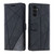 Samsung Galaxy S24+ 5G Skin Feel Splicing Horizontal Flip Leather Phone Case - Black