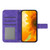 Samsung Galaxy S24+ 5G Skin Feel Sun Flower Embossed Flip Leather Phone Case with Lanyard - Dark Purple