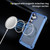 Samsung Galaxy S24+ 5G Skin Feel TPU + PC MagSafe Magnetic Phone Case - Transparent Blue