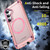 Samsung Galaxy S24+ 5G Skin Feel TPU + PC MagSafe Magnetic Phone Case - Transparent Pink