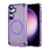 Samsung Galaxy S24+ 5G Skin Feel TPU + PC MagSafe Magnetic Phone Case - Transparent Purple