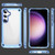 Samsung Galaxy S24+ 5G Skin Feel TPU + PC Phone Case - Transparent Blue