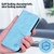 Samsung Galaxy S24+ 5G Skin Feeling Oil Leather Texture PU + TPU Phone Case - Light Blue