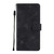 Samsung Galaxy S24+ 5G Skin-feel Embossed Leather Phone Case - Black