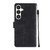 Samsung Galaxy S24+ 5G Skin-feel Embossed Leather Phone Case - Black