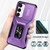 Samsung Galaxy S24+ 5G Sliding Camshield Holder Phone Case - Purple